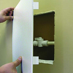 Watts APU9 installed in drywall demonstrating quick access benefit