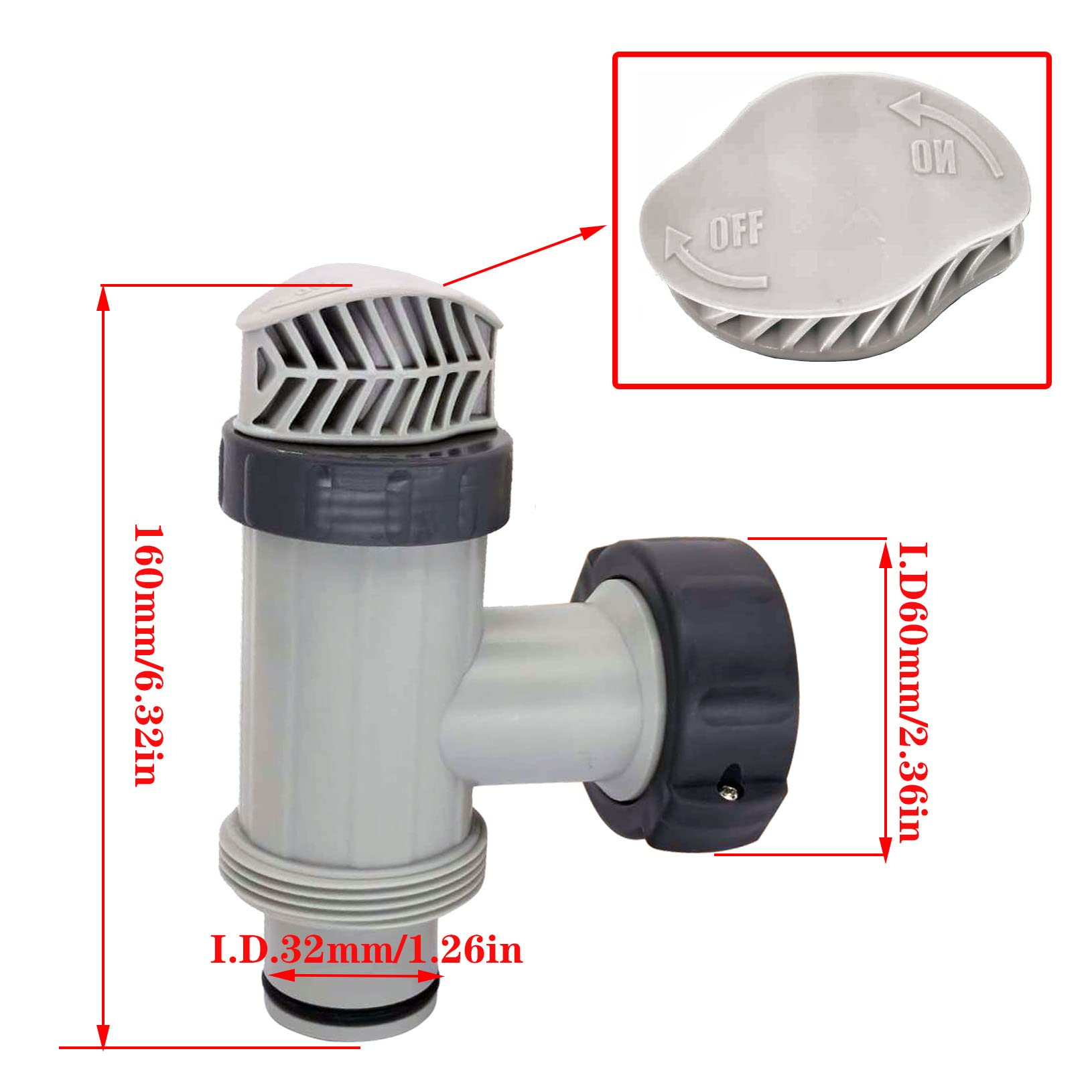 Wauebuly plunger valve close-up highlighting durable seal and leak prevention