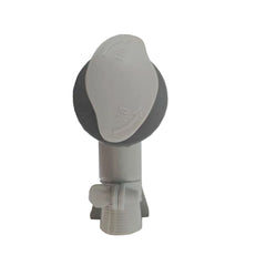 Wauebuly installed plunger valve supporting pool wall and controlling flow