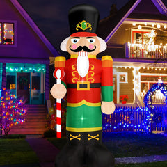 WAYDEKO Nutcracker front view showing festive design and quick setup benefit
