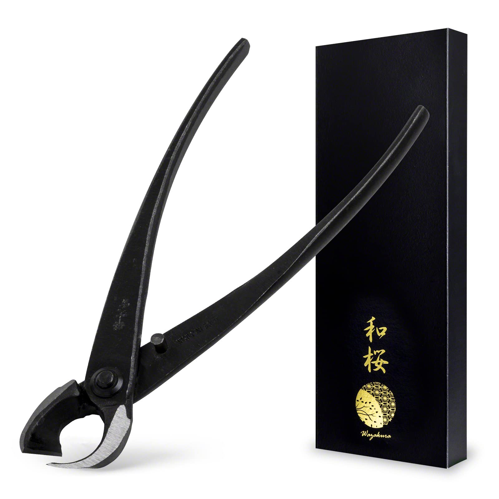 Wazakura front view with black gift box showing premium presentation