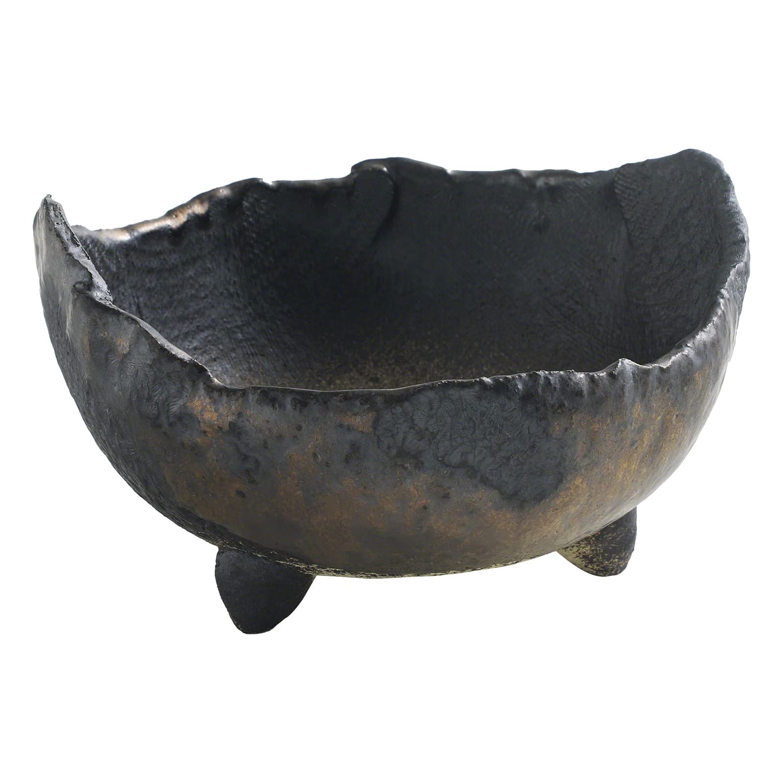 Wazakura front view showing crescent shape and rustic finish for elegant display