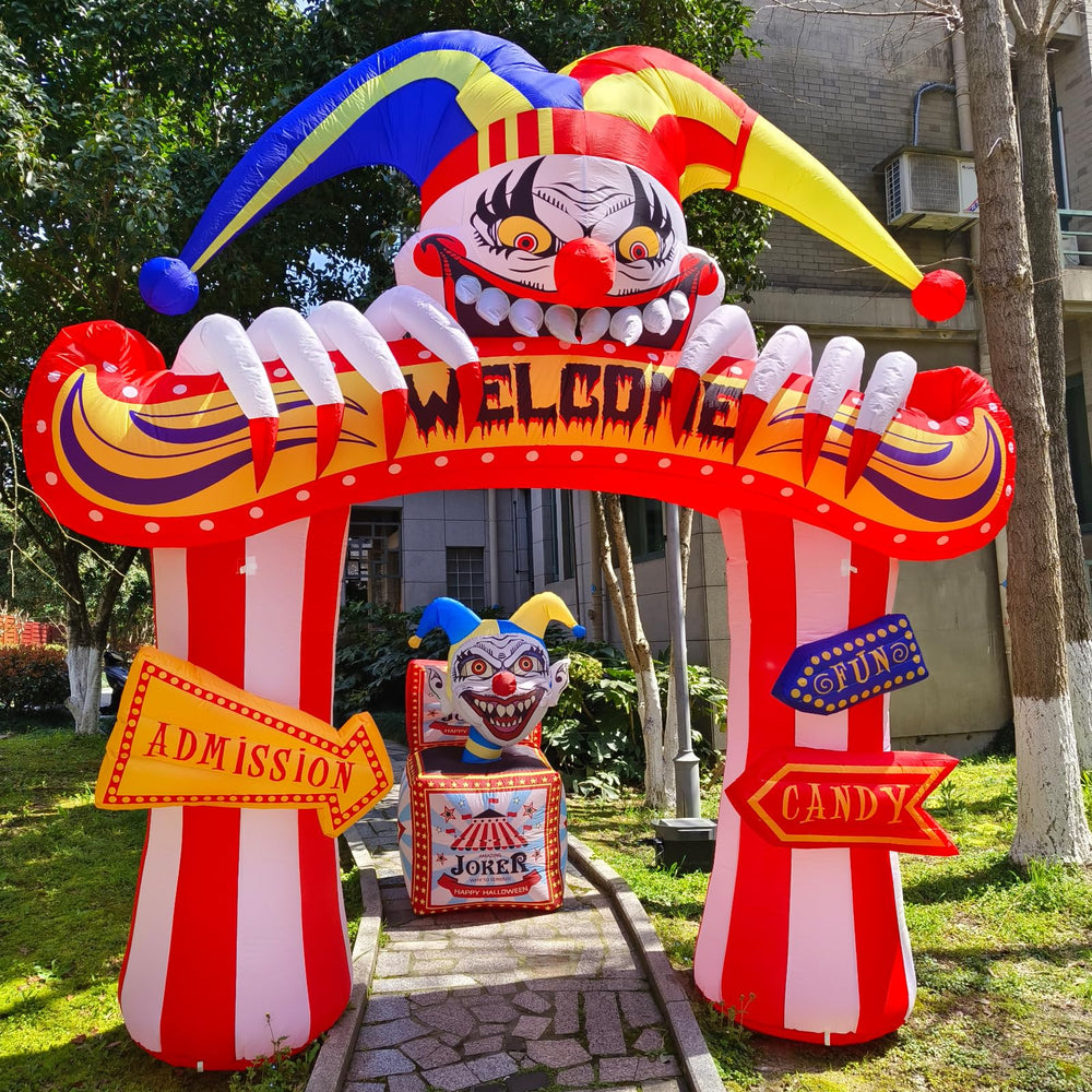 WBHome inflatable arch in yard party setting enhances festive atmosphere