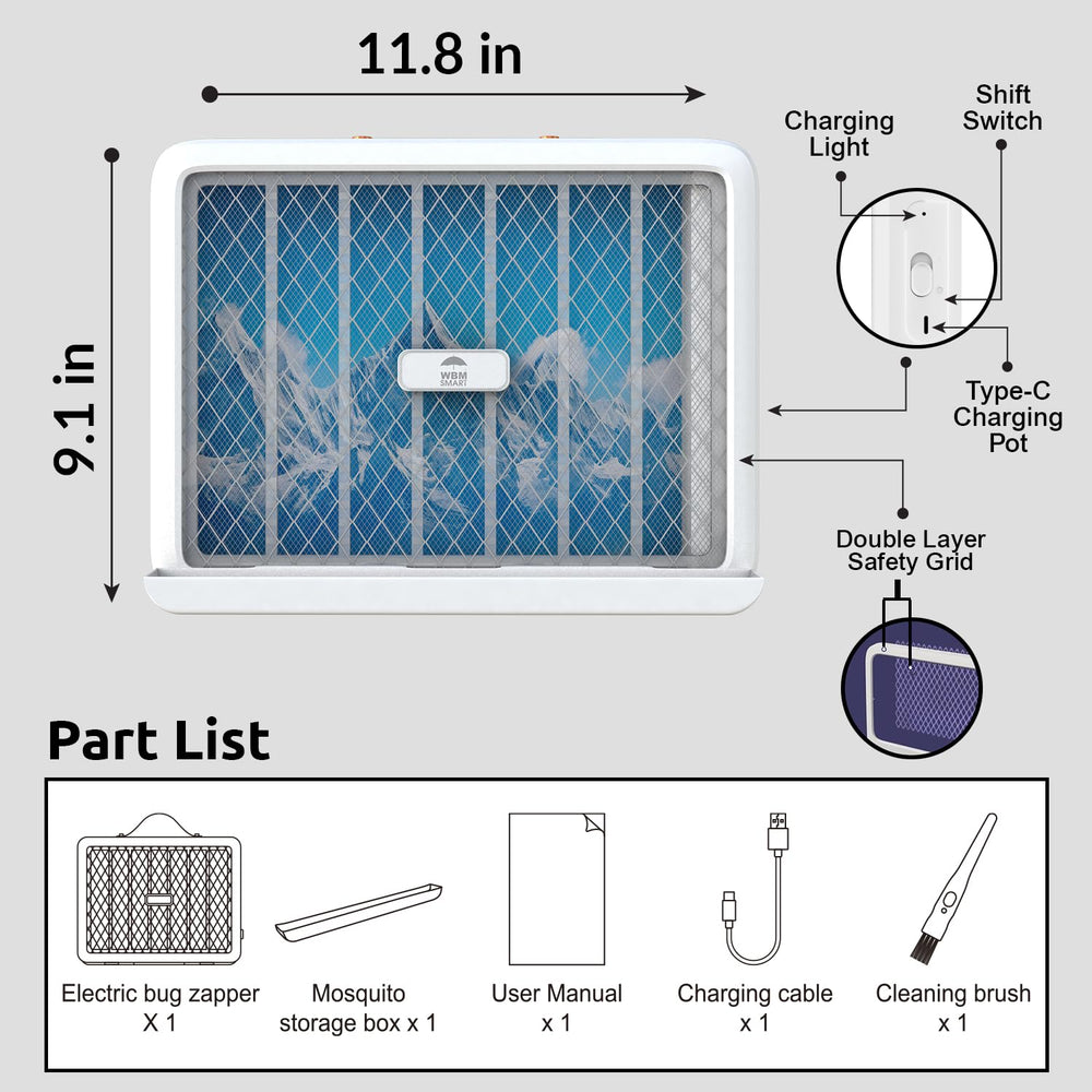 WBM SMART small brush and tray demonstrating simple maintenance