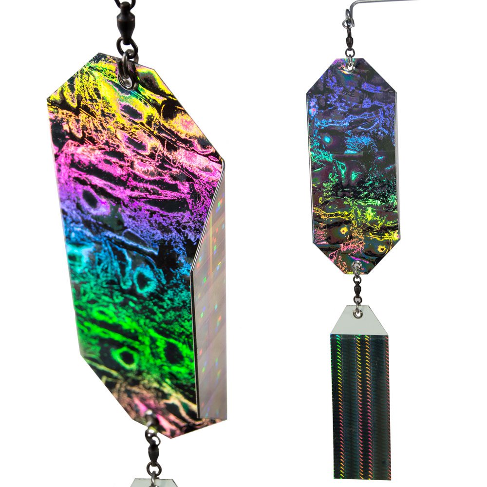 WCS prism UV tape close-up highlighting bright flashing benefit