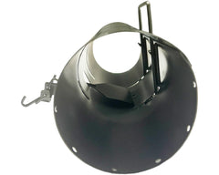 WCS tube trap beside tape measure for size comparison and placement planning