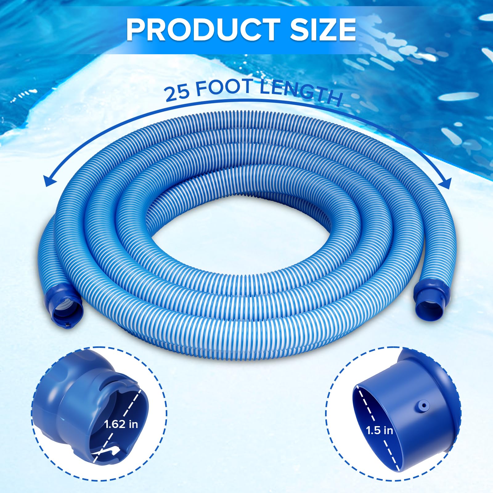 WCXSSLBH hose texture detail highlighting durable PE and EVA materials