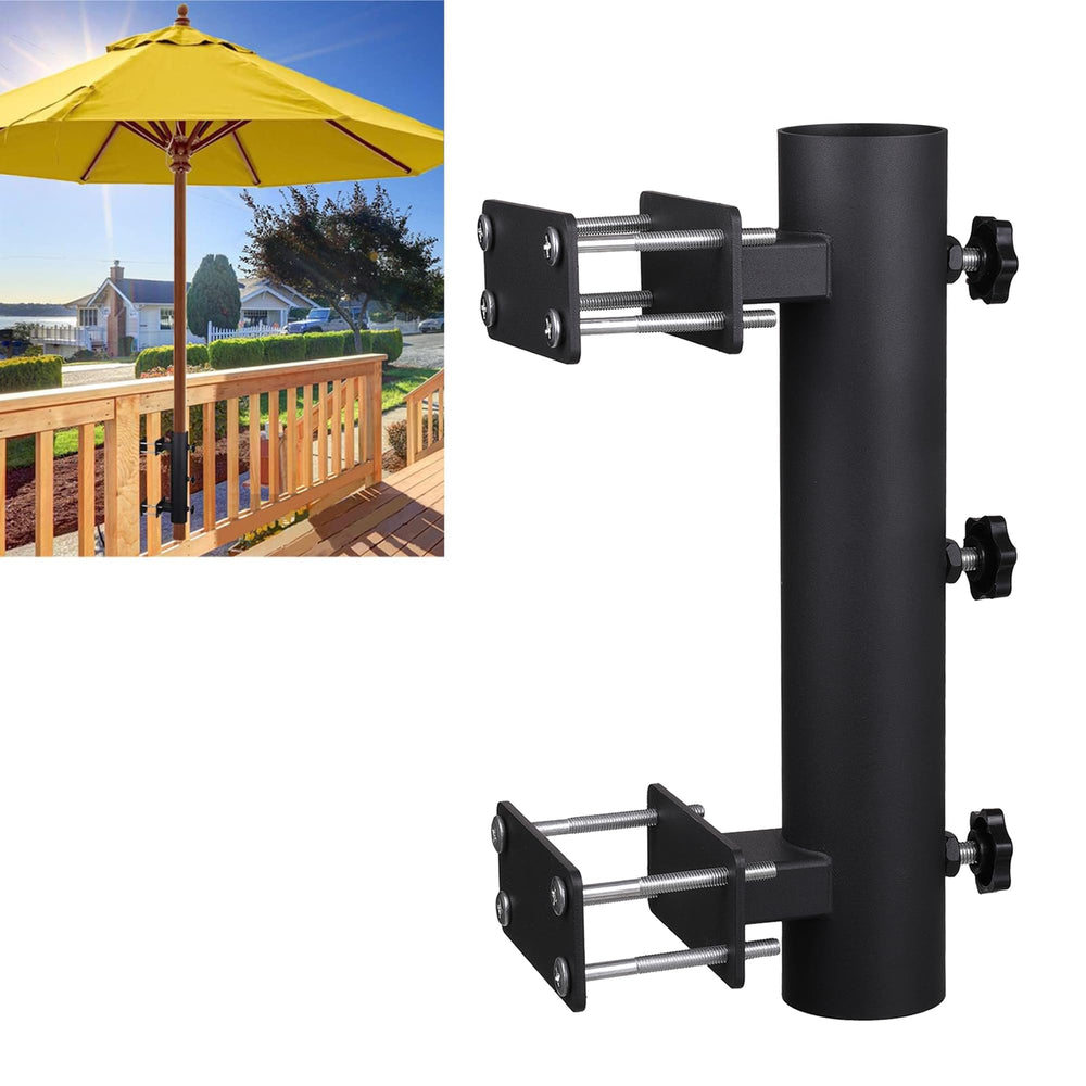 Wdwlbsm front view of clamp showing secure railing attachment and space saving