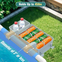 WDZREE support bar and hooks laid out for quick, tool-free assembly