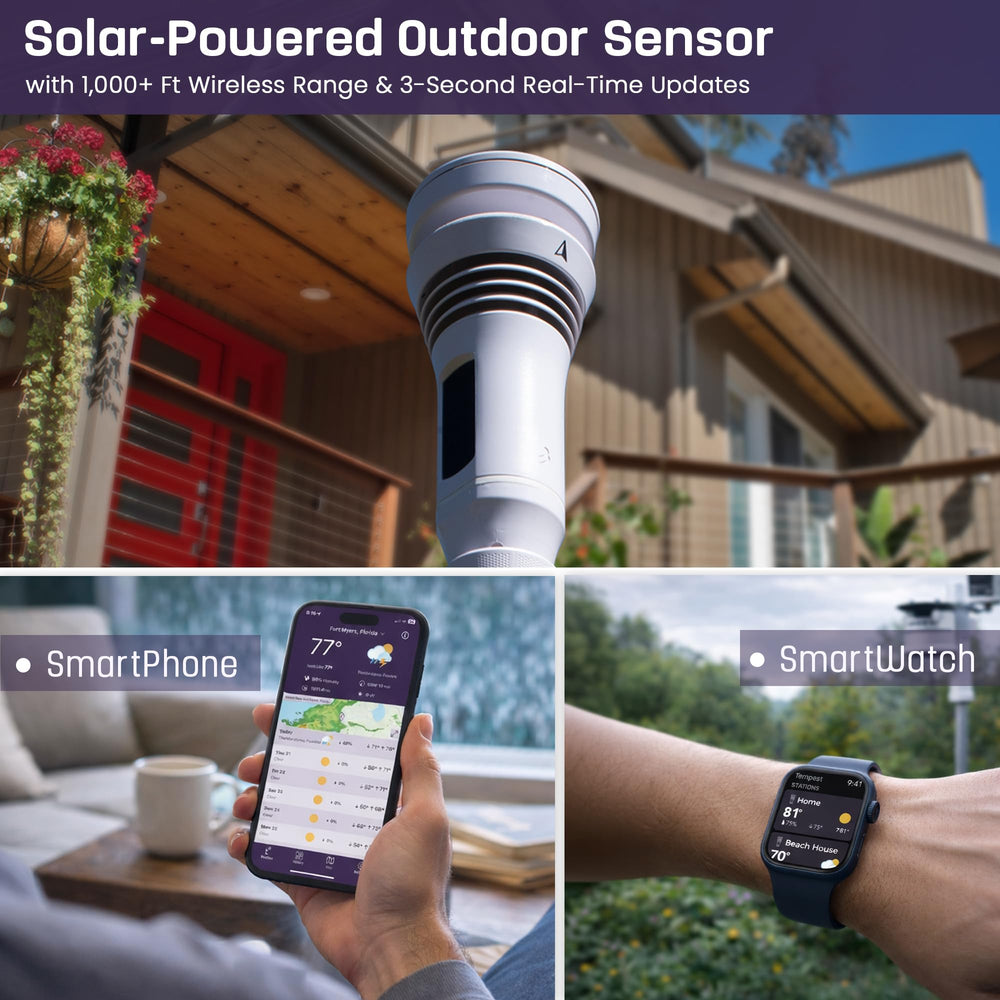 WeatherFlow Tempest rain collection close-up illustrating accurate rainfall measurement and reporting
