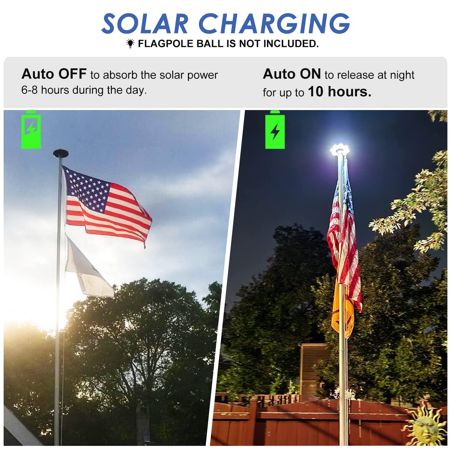 Weavelife installed on a 20ft pole showing easy tool-free mounting benefit