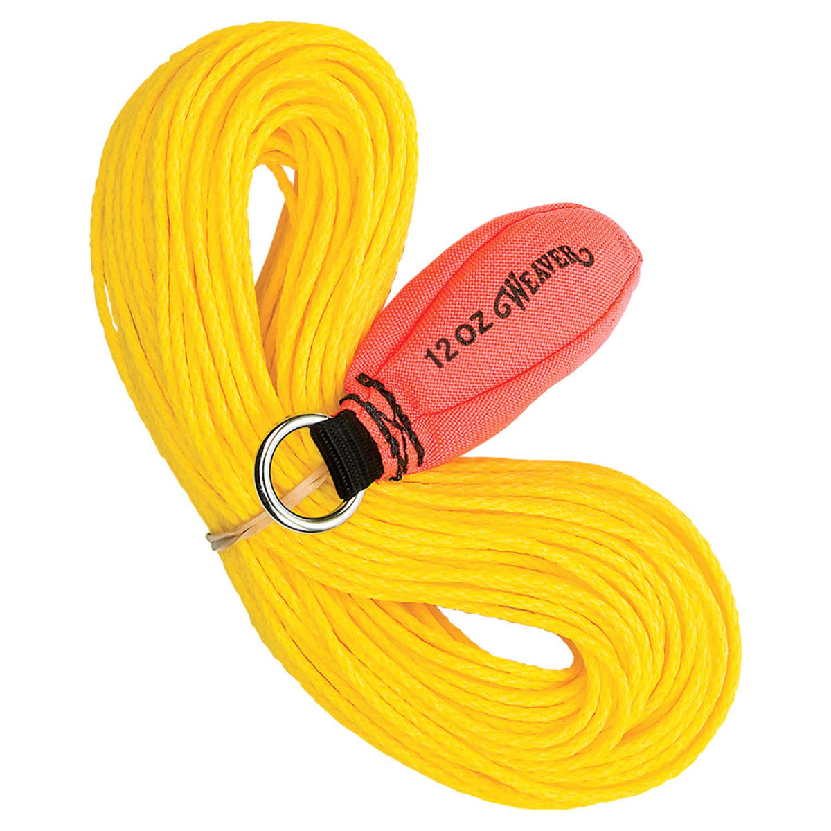 WEAVER ARBORIST front packaging showing orange 12 oz throw weight and label benefits