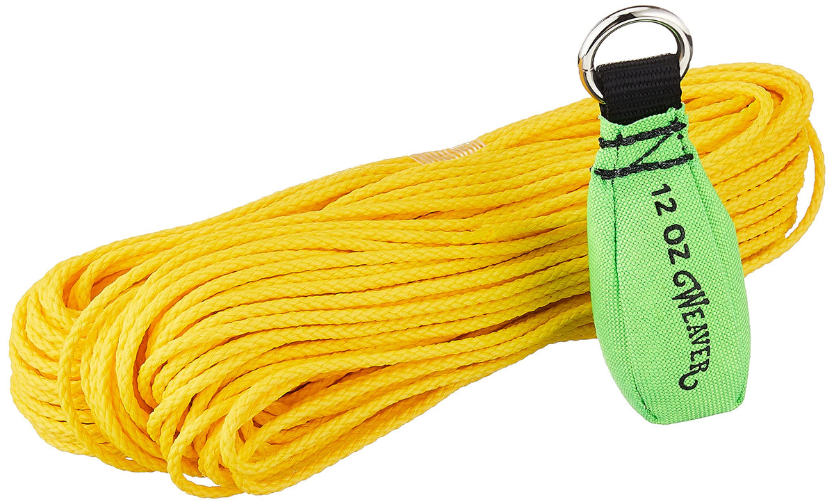 WEAVER ARBORIST neon green 12 oz throw weight front view for visible targeting