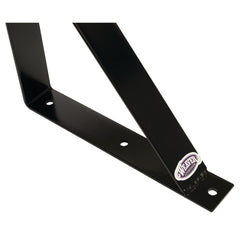 Weaver Livestock bracket mounted in a stall directing airflow for animal comfort