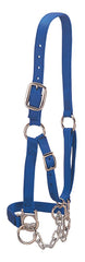 Weaver Livestock halter front view showing durable nylon and easy control