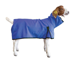 Weaver Livestock goat blanket front view showing durable 1000D fabric and secure fit