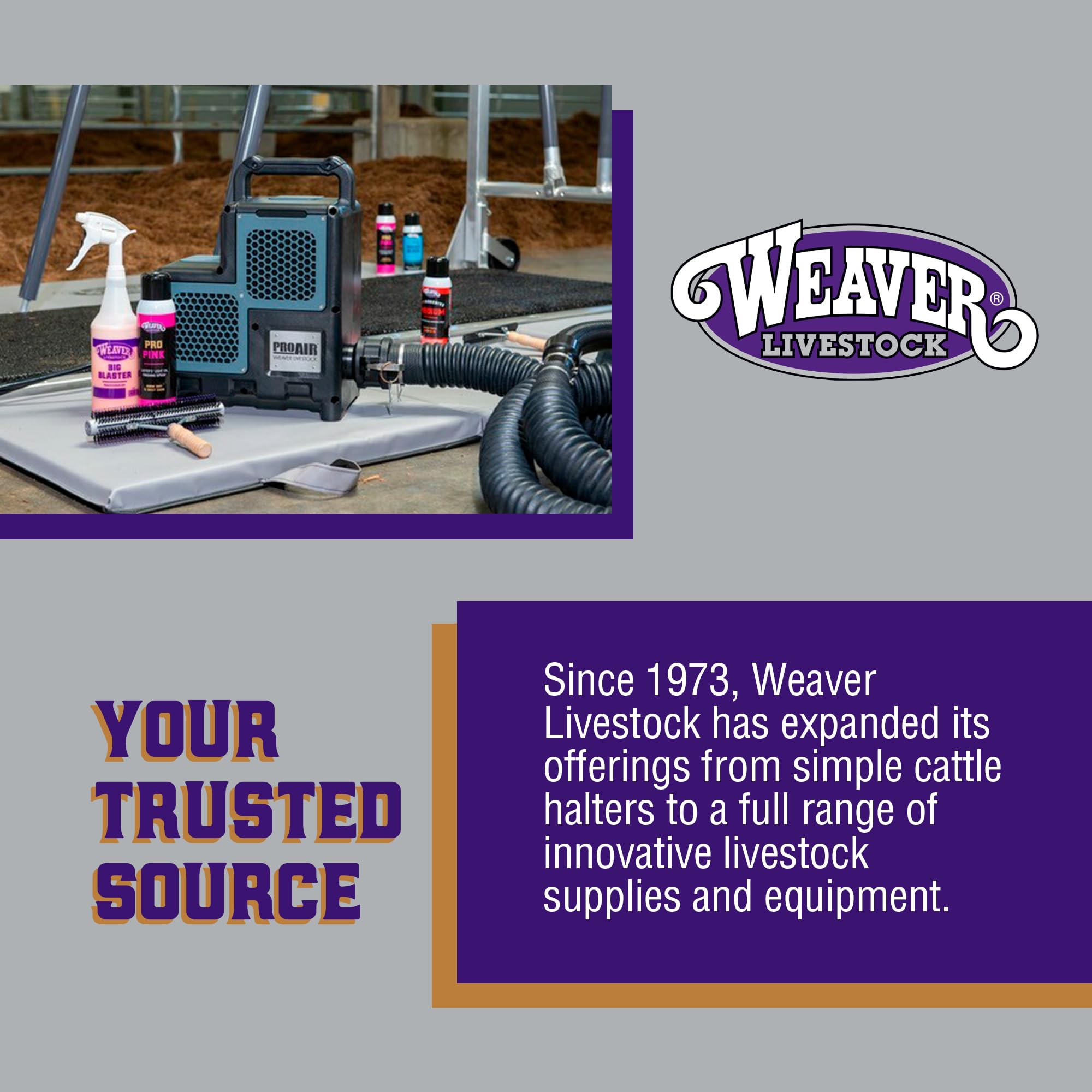 Weaver Livestock stick with packaging to highlight portability and ready-to-use convenience