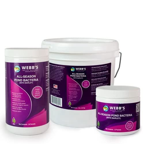 Webb's Water Gardens twelve packets laid out showing full kit convenience benefit