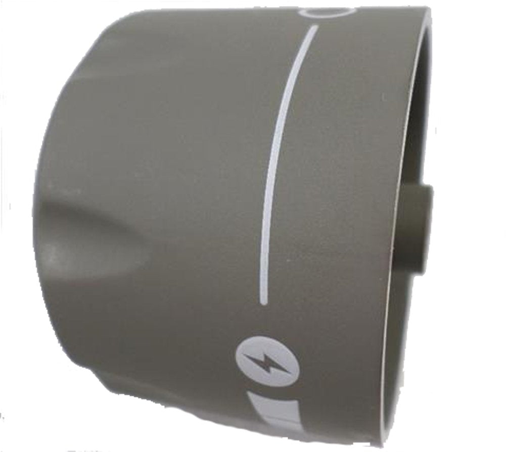 Weber knobs next to ruler showing 2.5 inch diameter for correct sizing and fit