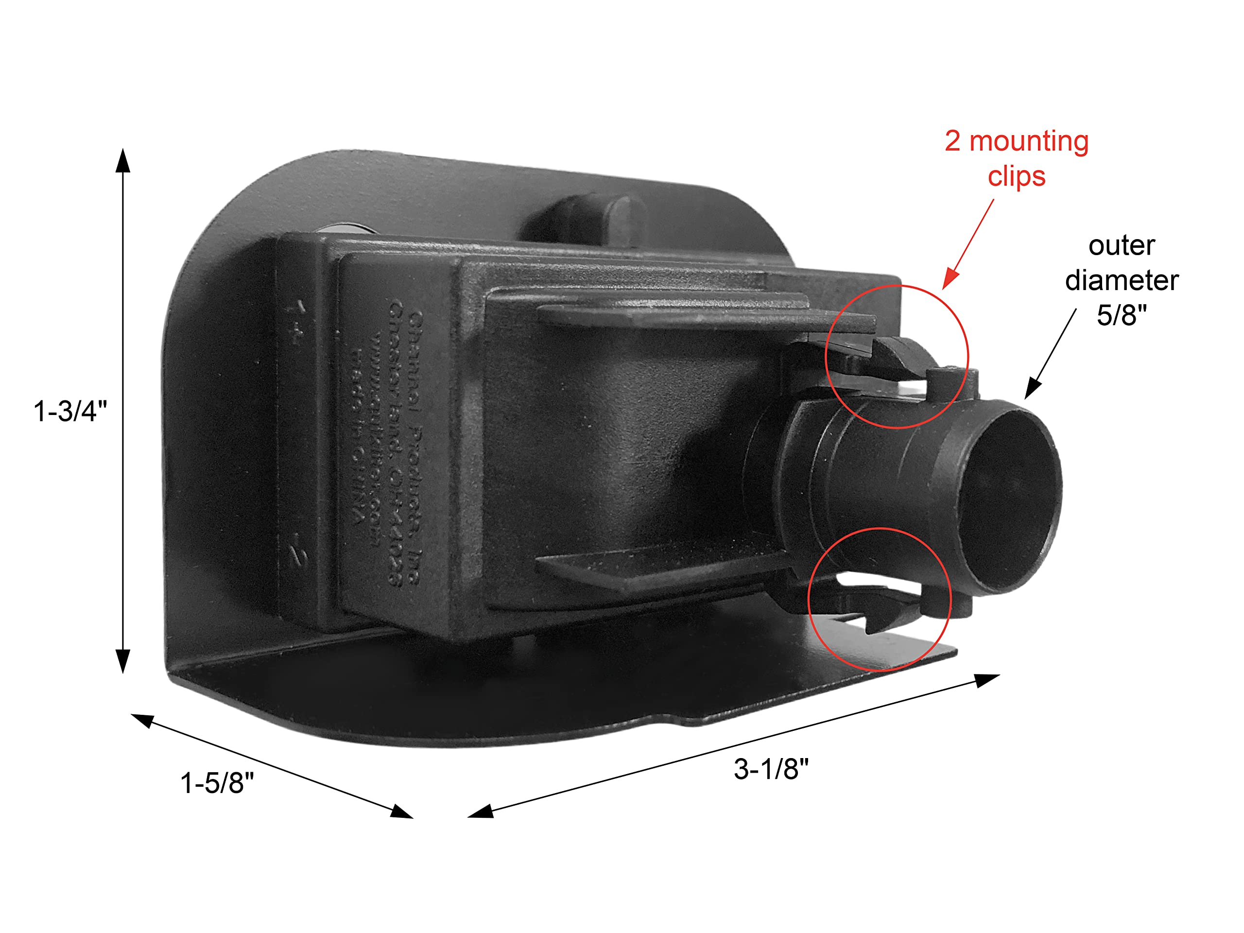 Weber collector box close-up highlighting durable housing and corrosion protection benefit