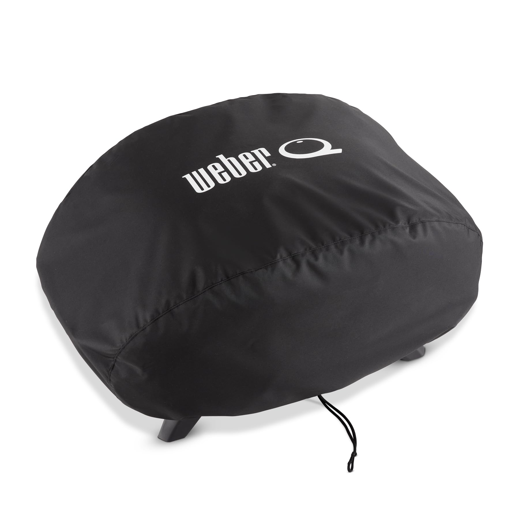 Weber bonnet cover next to ruler scale demonstrating fit and size