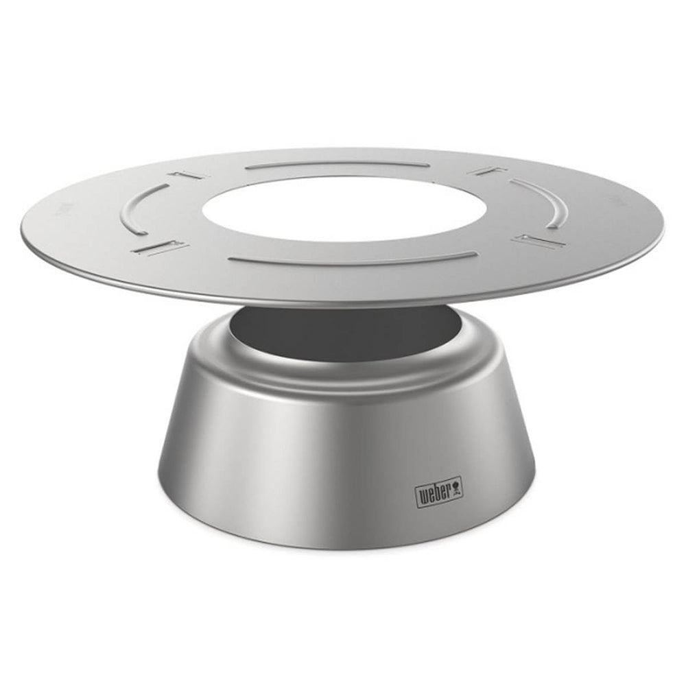 Weber charcoal heat controller front view showing cone and ring for versatile cooking