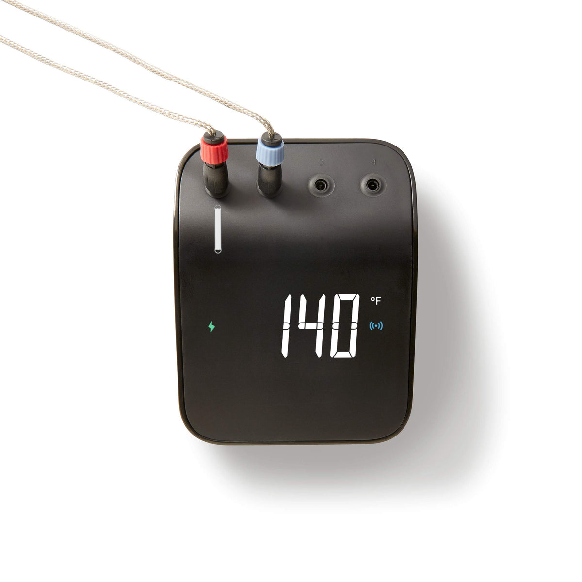 Weber Connect hub front view showing display and controls with clear monitoring benefits