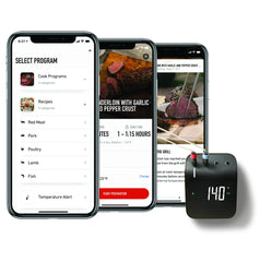 Weber Connect probe close-up demonstrating durable tip and fast temperature readings