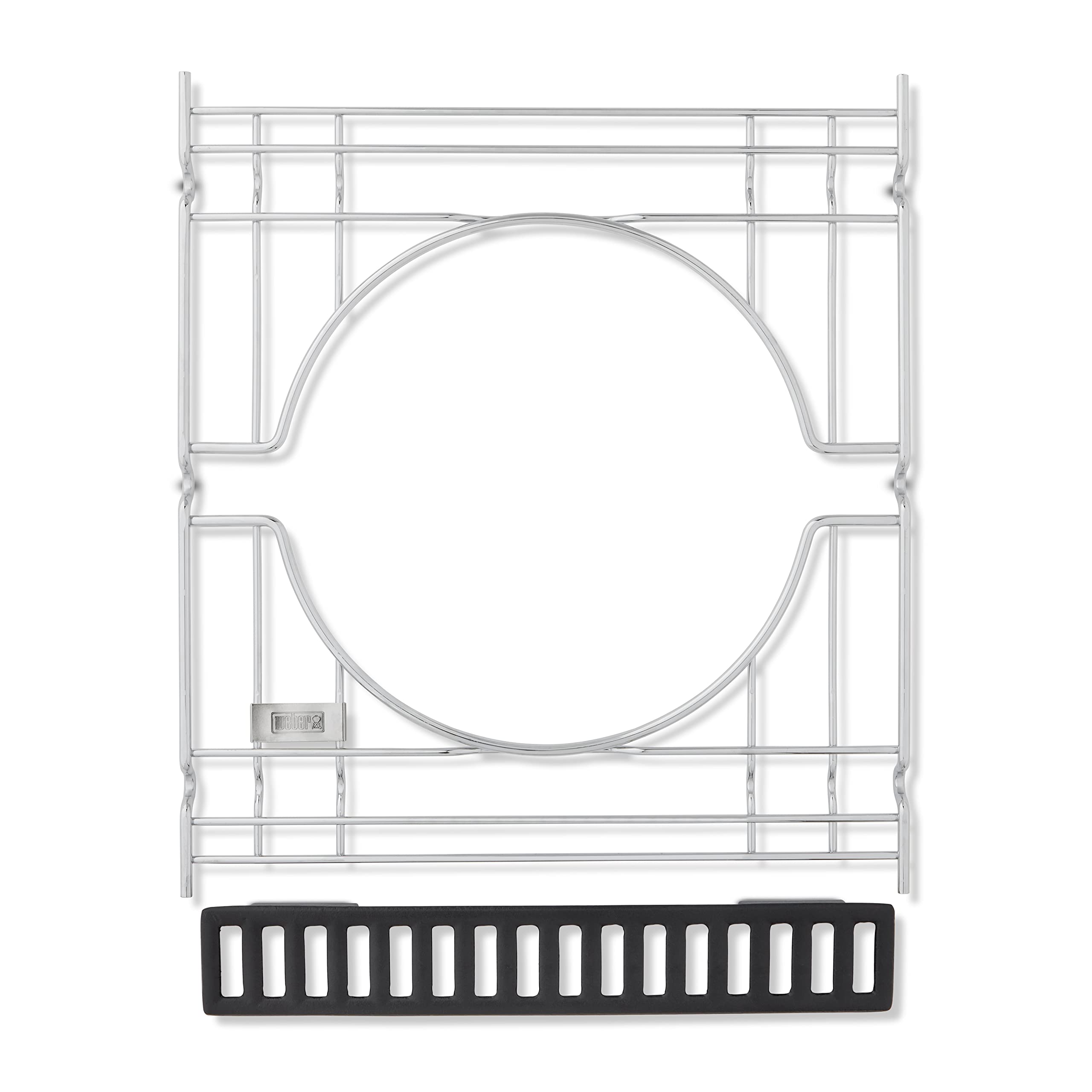 Weber Crafted frame installed in a Genesis grill demonstrating compatibility and modular use
