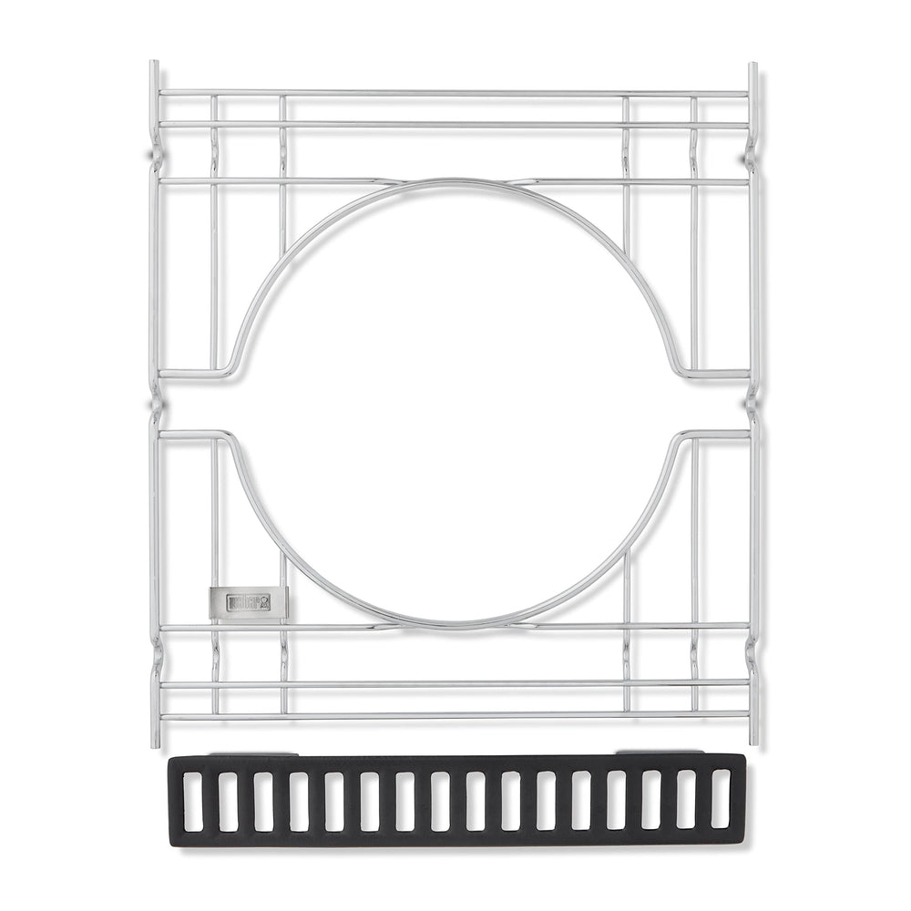 Weber Crafted frame installed in a Genesis grill demonstrating compatibility and modular use