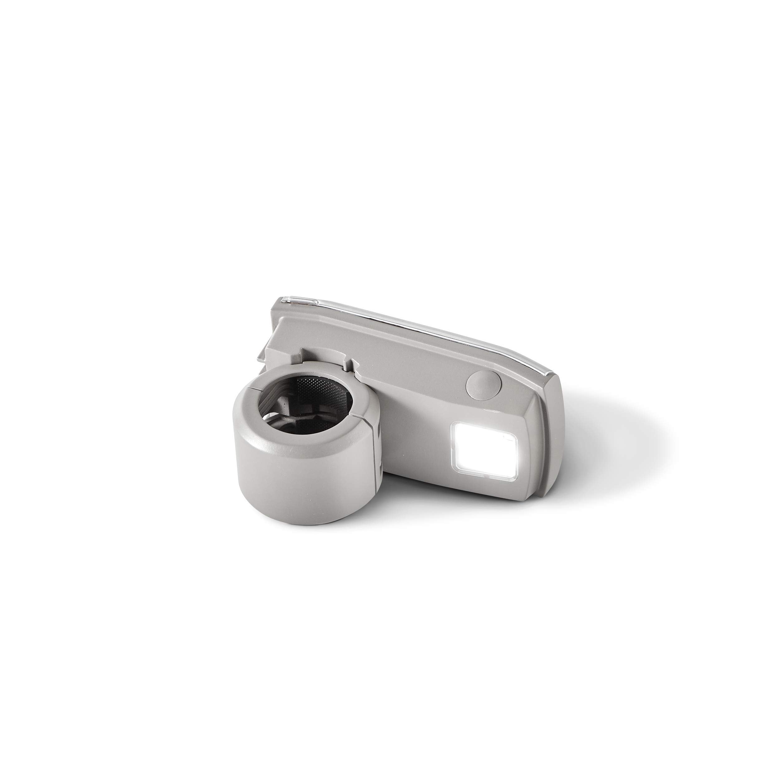 Weber detachable head closeup showing easy removal for task lighting
