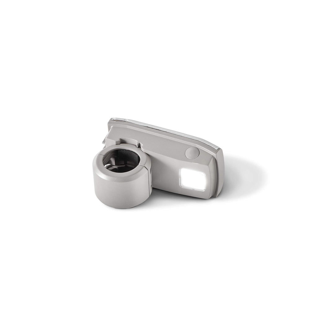 Weber detachable head closeup showing easy removal for task lighting