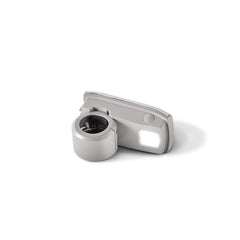 Weber detachable head closeup showing easy removal for task lighting