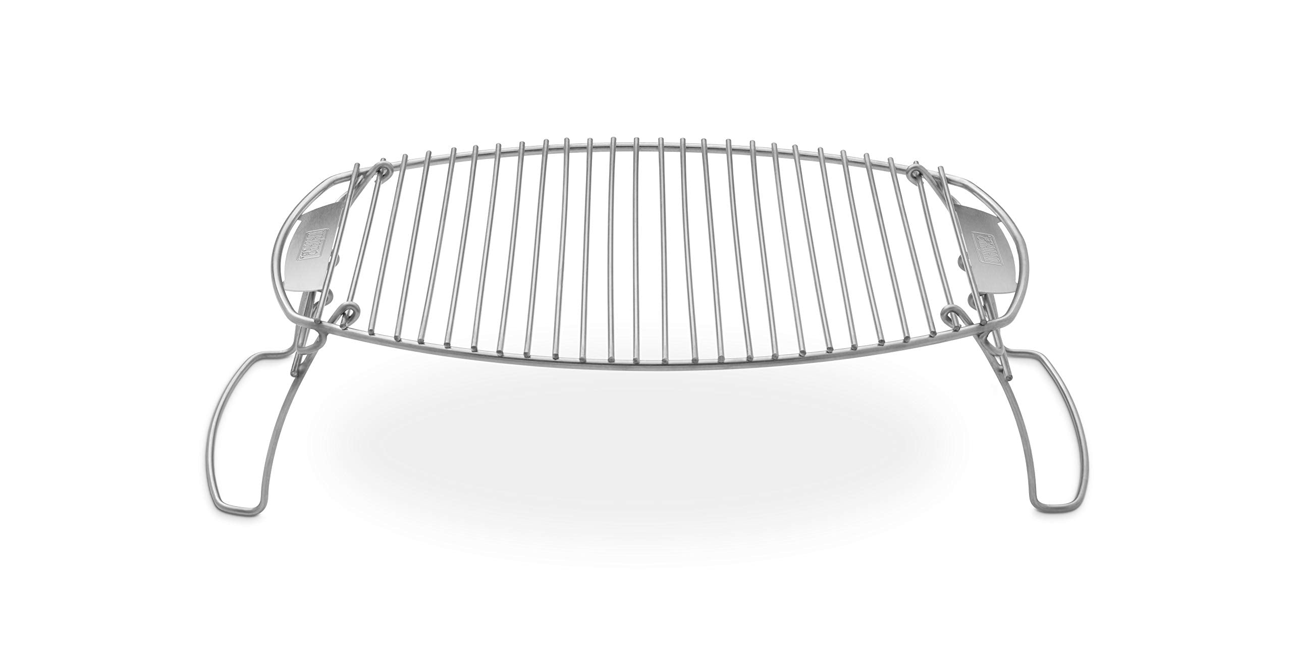 Weber close-up of stainless-steel wires showing even heat exposure benefit