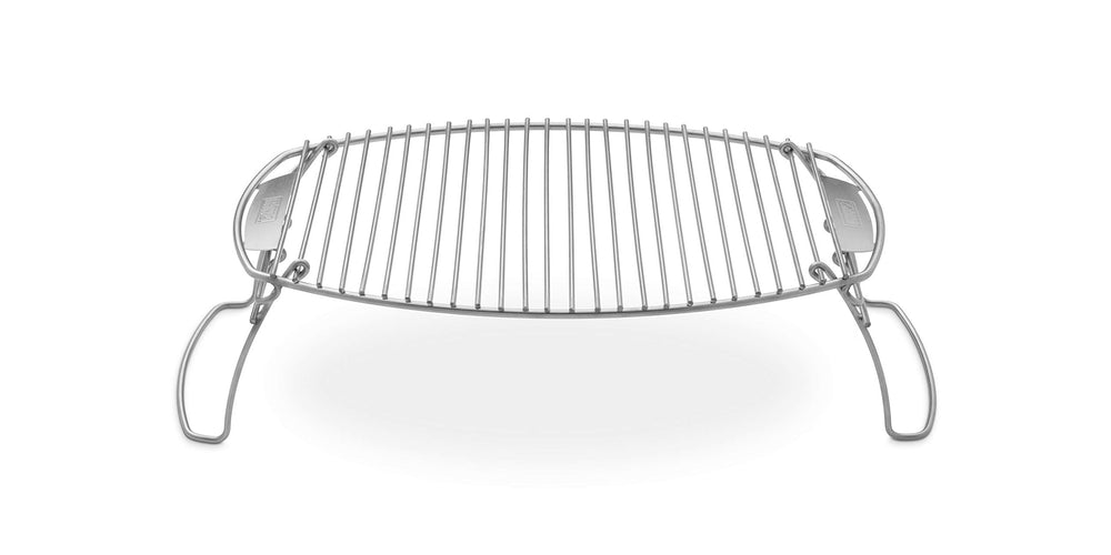 Weber close-up of stainless-steel wires showing even heat exposure benefit