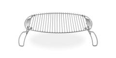 Weber close-up of stainless-steel wires showing even heat exposure benefit