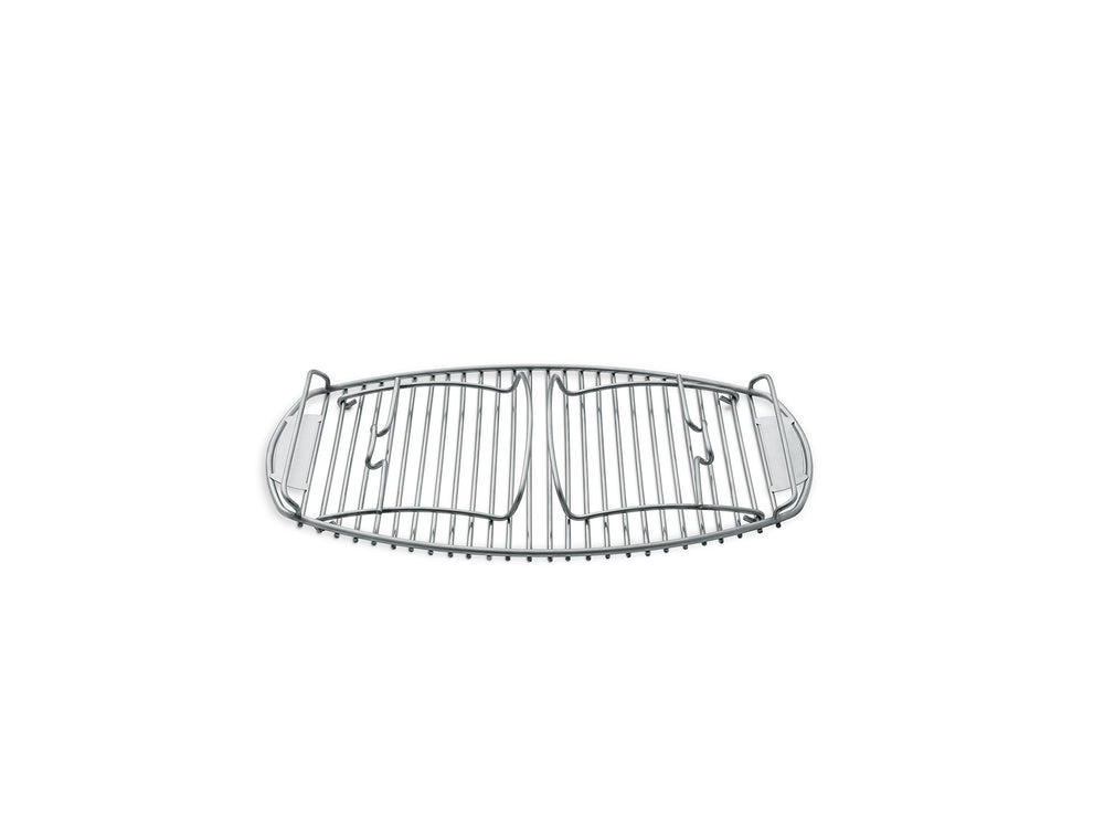 Weber rack legs locking mechanism detail that provides stable grilling