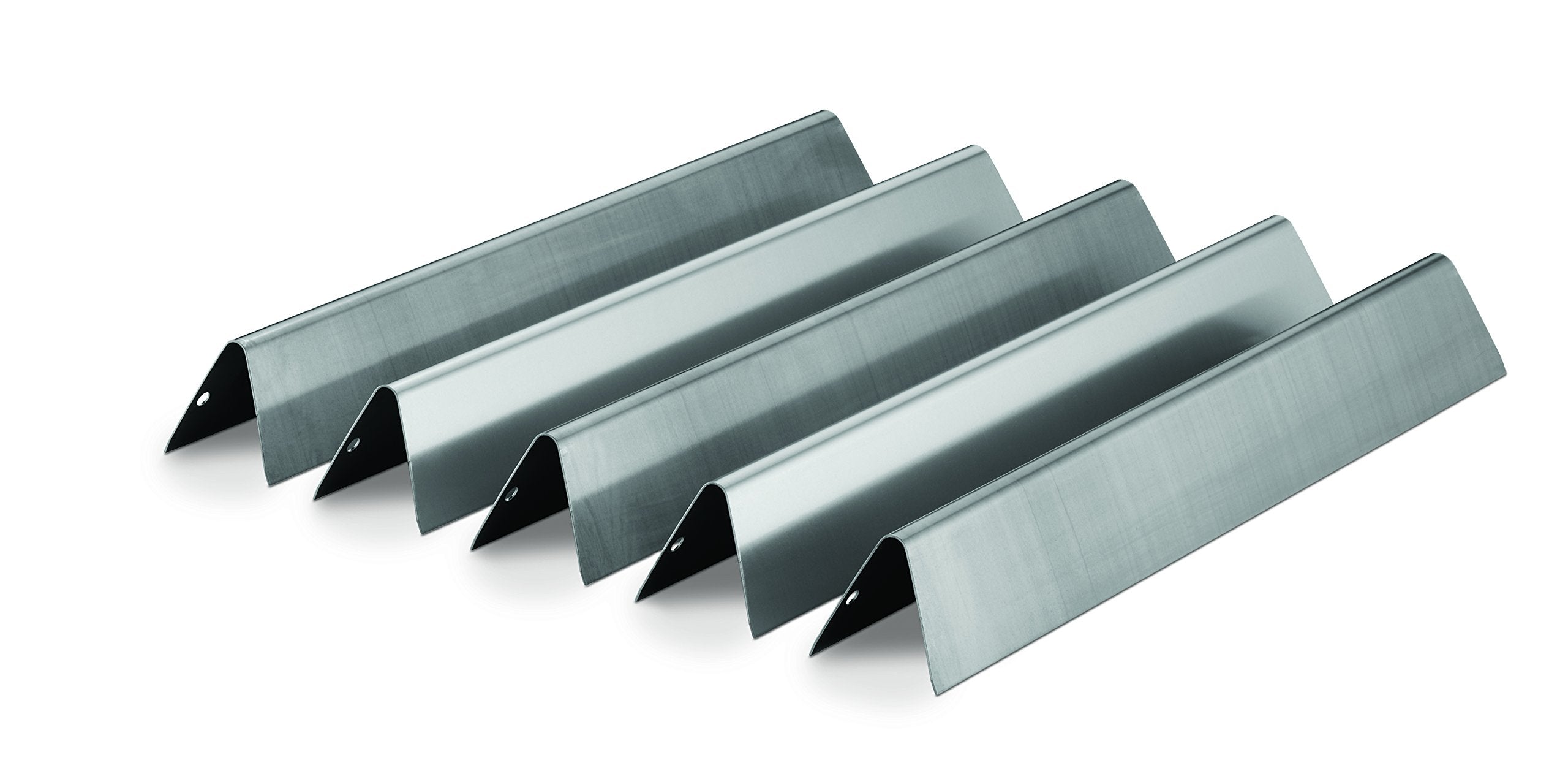 Weber stainless steel close-up showing durable finish and easy cleaning benefit