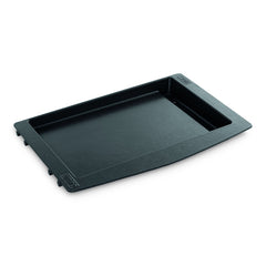 Weber Genesis II griddle front view showing fit and heavy-duty finish for versatile cooking