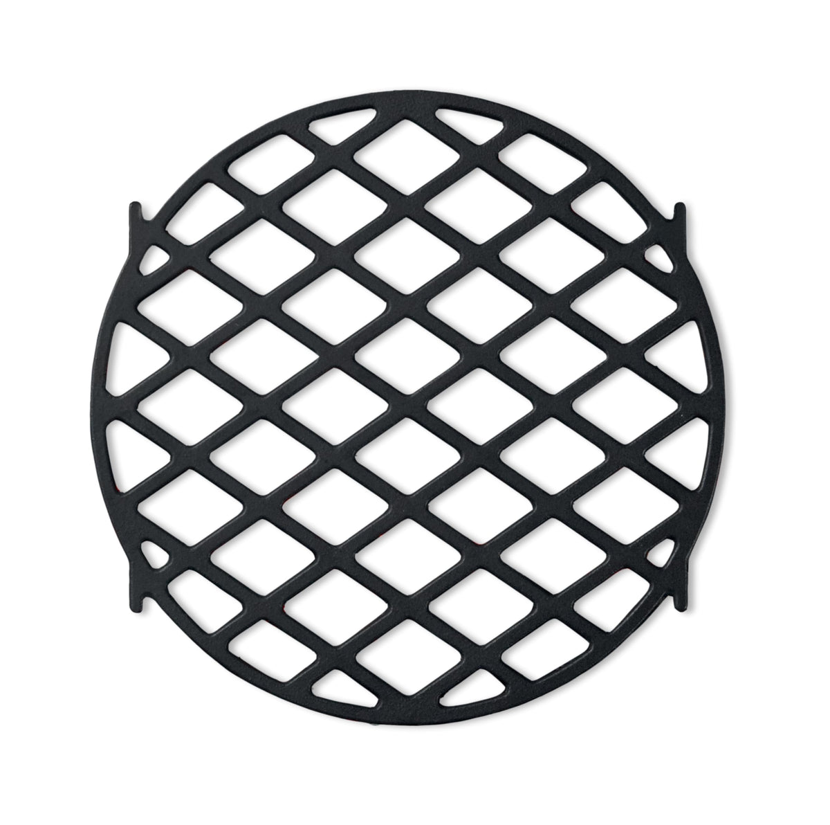 Weber Gourmet BBQ System sear grate front view showing compact cooking surface and black finish