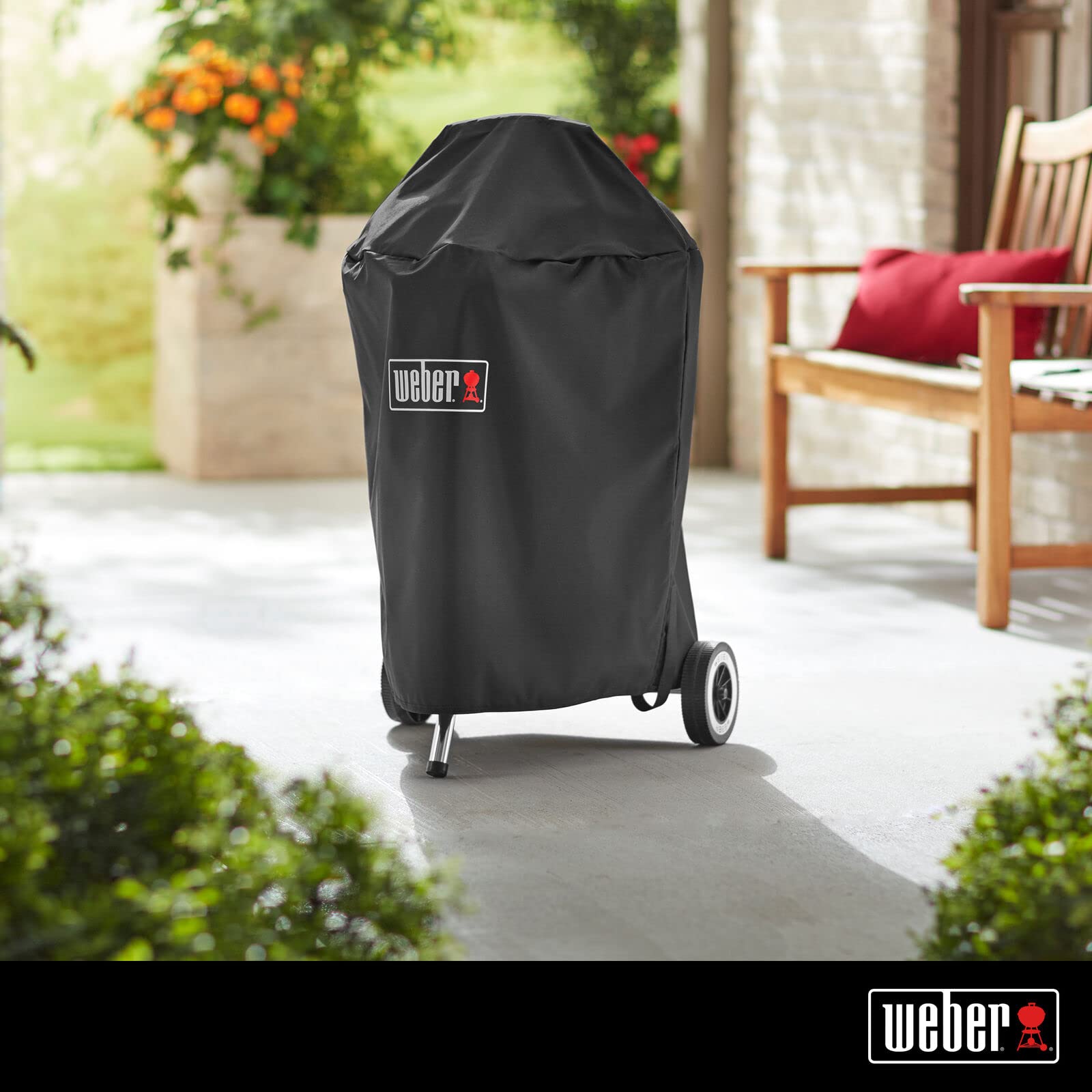 Weber fabric close-up showing polyester texture and durability benefit