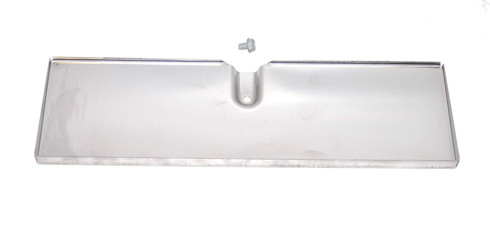 Weber heat shield front panel showing mount points and fit protecting controls