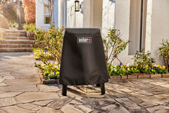 Weber Lumin cover fabric close-up highlighting UV-resistant texture and durability