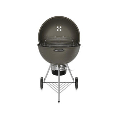 Weber Master-Touch with center grate removed demonstrating accessory-ready versatility