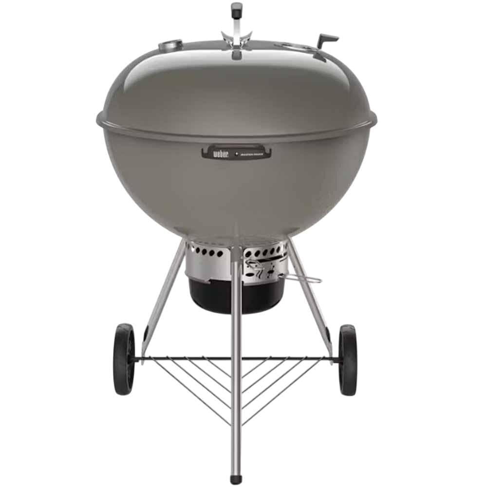 Weber Master-Touch front view showing grill and legs for durable outdoor cooking