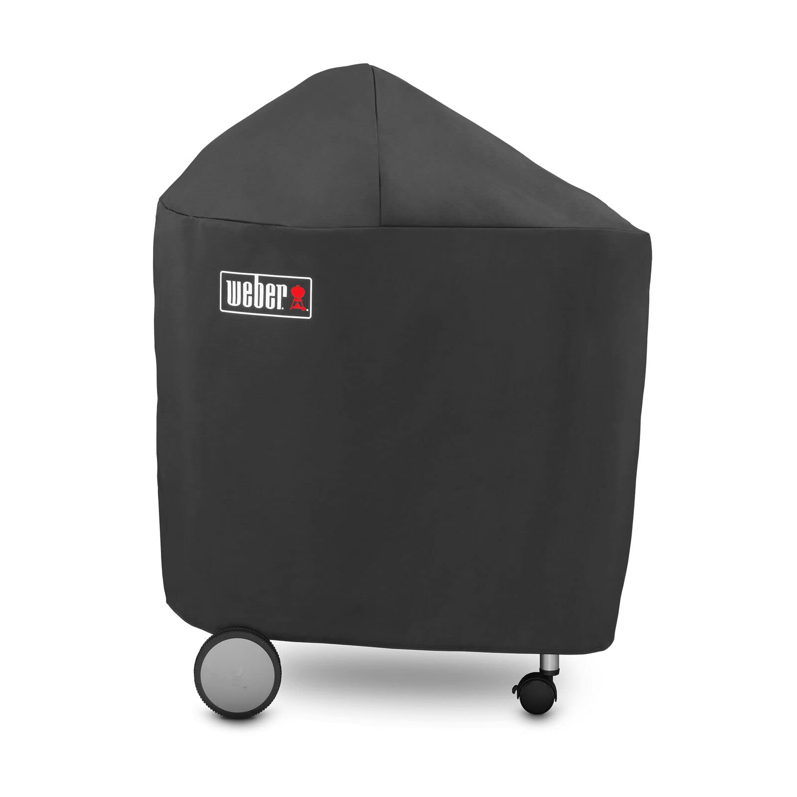 Weber 22" Performer cover front view showing fitted protection and tidy appearance