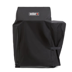 Weber Searwood 600 front view cover showing full protection and neat fit