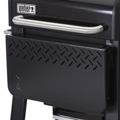 Weber Searwood front table attached to grill for extra prep space and convenience