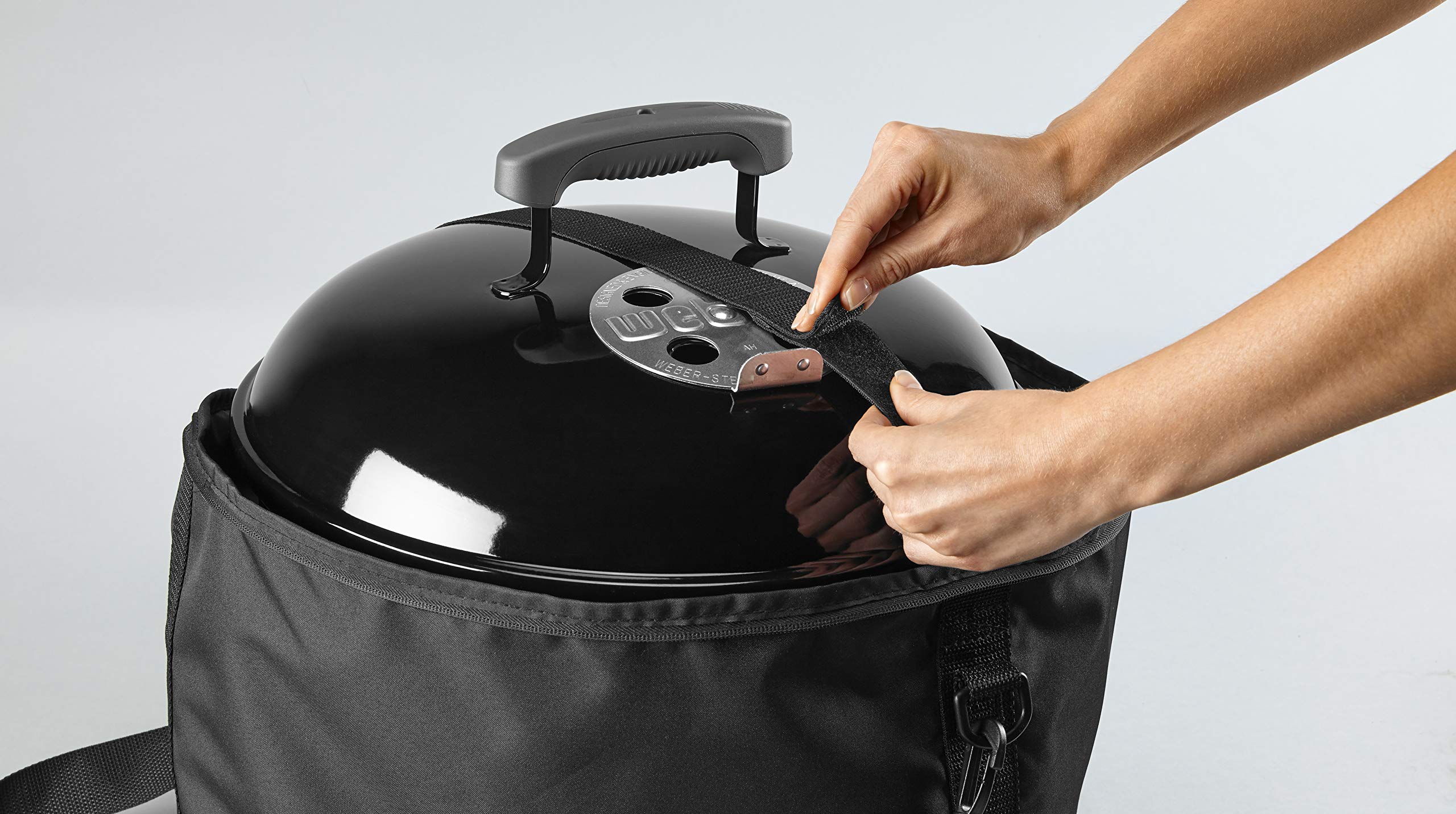 Weber fabric close-up showing waterproof texture and UV protection benefit