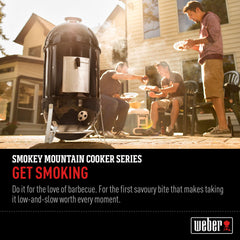 Weber Smokey Mountain dampers close-up showing precise airflow control benefit